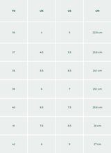 Charger l'image dans la galerie, guide de taille