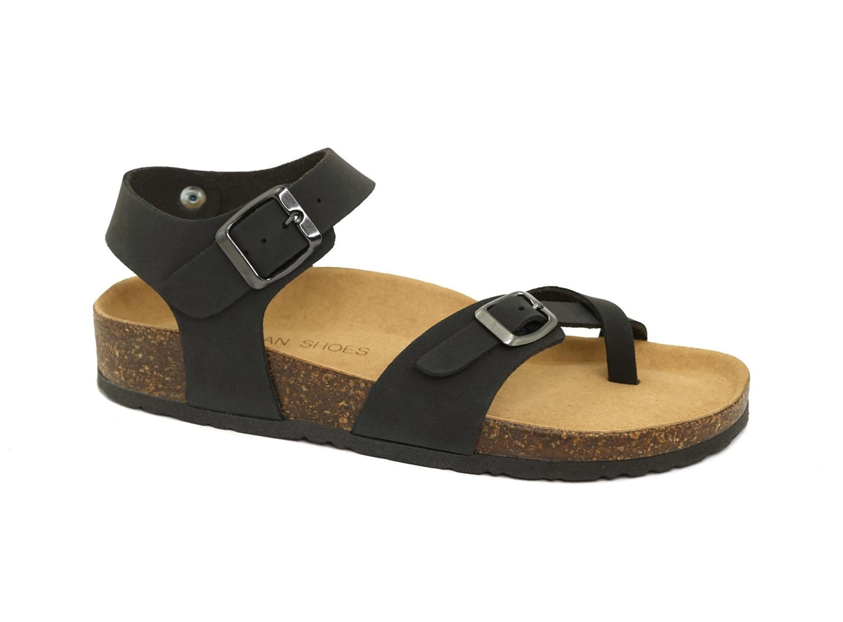 Sandales Venus En Cuir Vegan Noir - Talon Haut, Pointure US 7