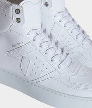 Charger l'image dans la galerie, Détails sneaker Matéo montante biosourcée & recyclée blanche - Tennis éthique, écoresponsable et vegan