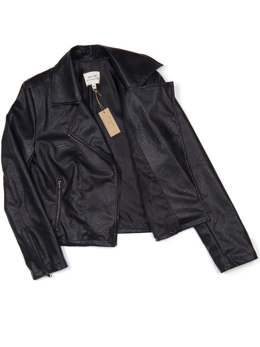 Veste Perfecto Biker Vegan Fabrique en Italie Zebra Vegan Shop