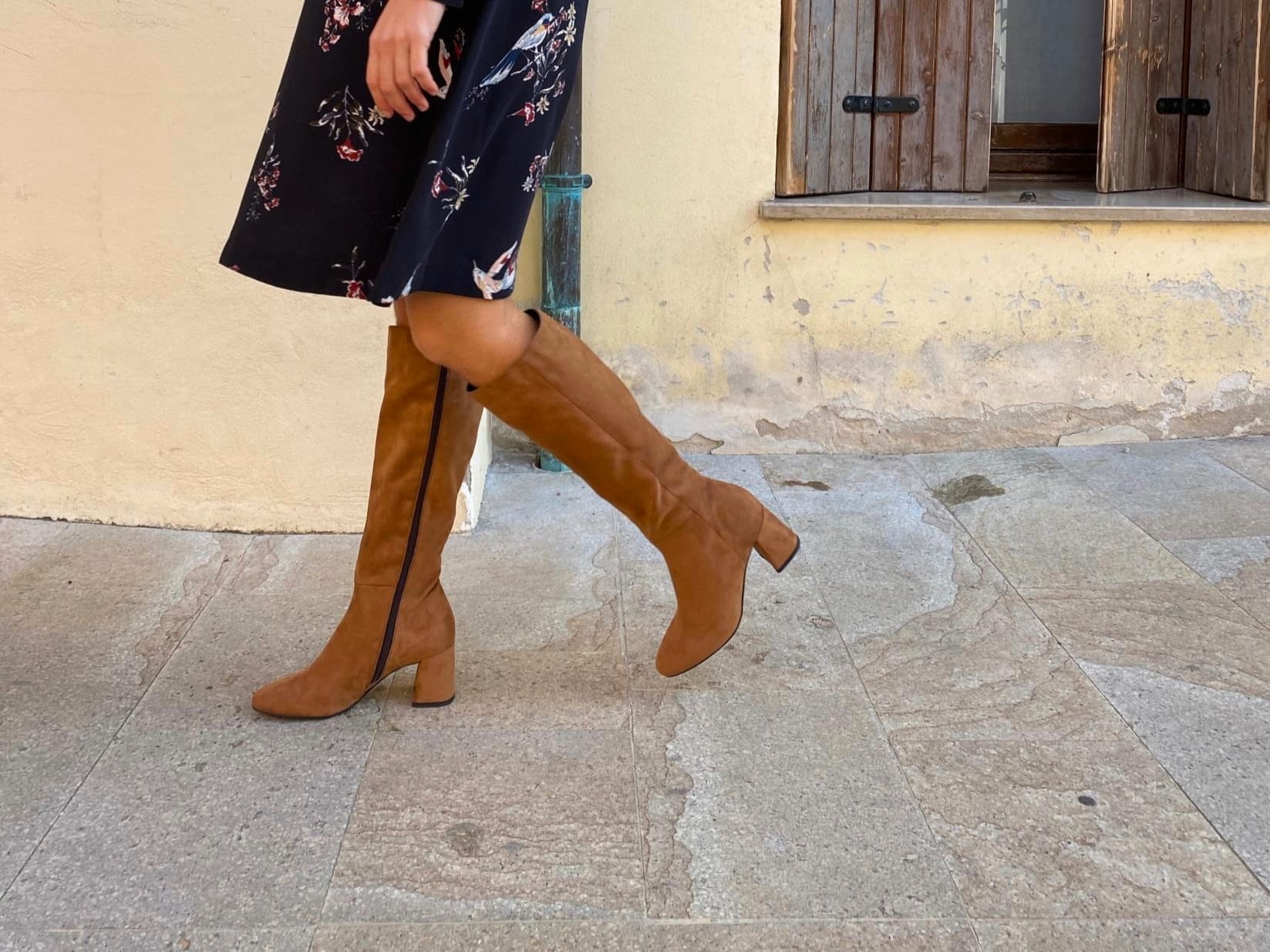 Bottes vegan marron