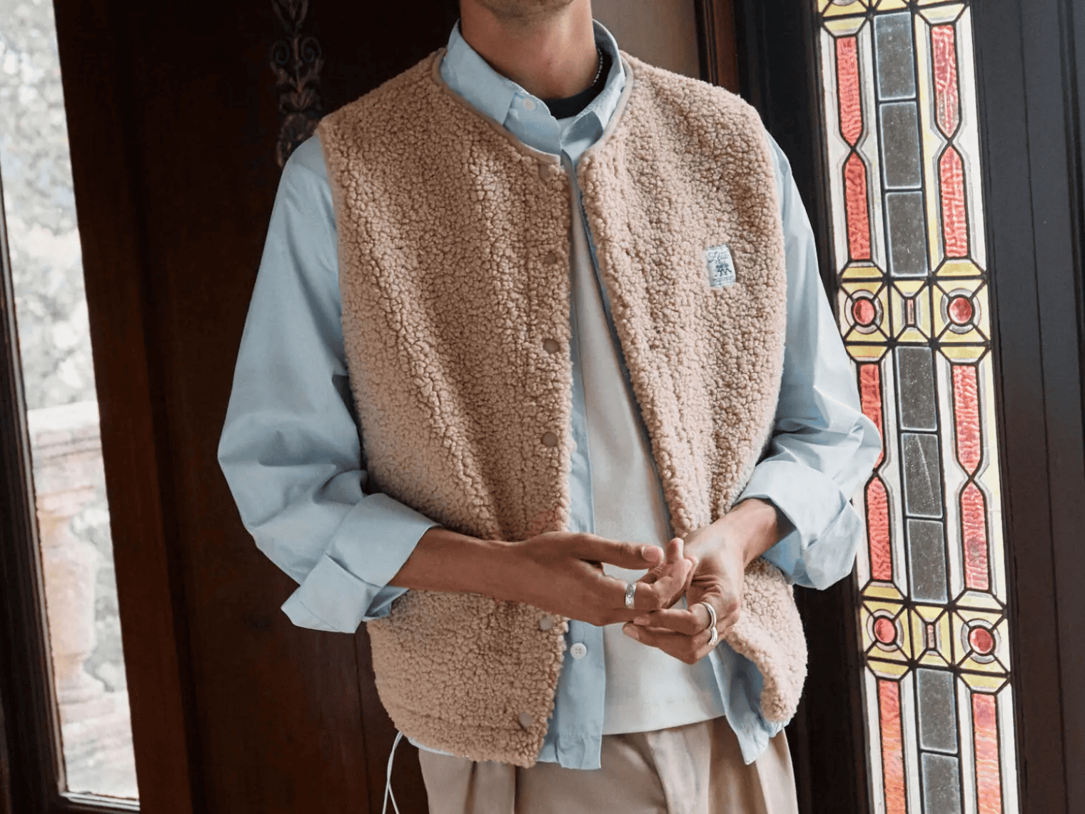 veste sherpa vegan