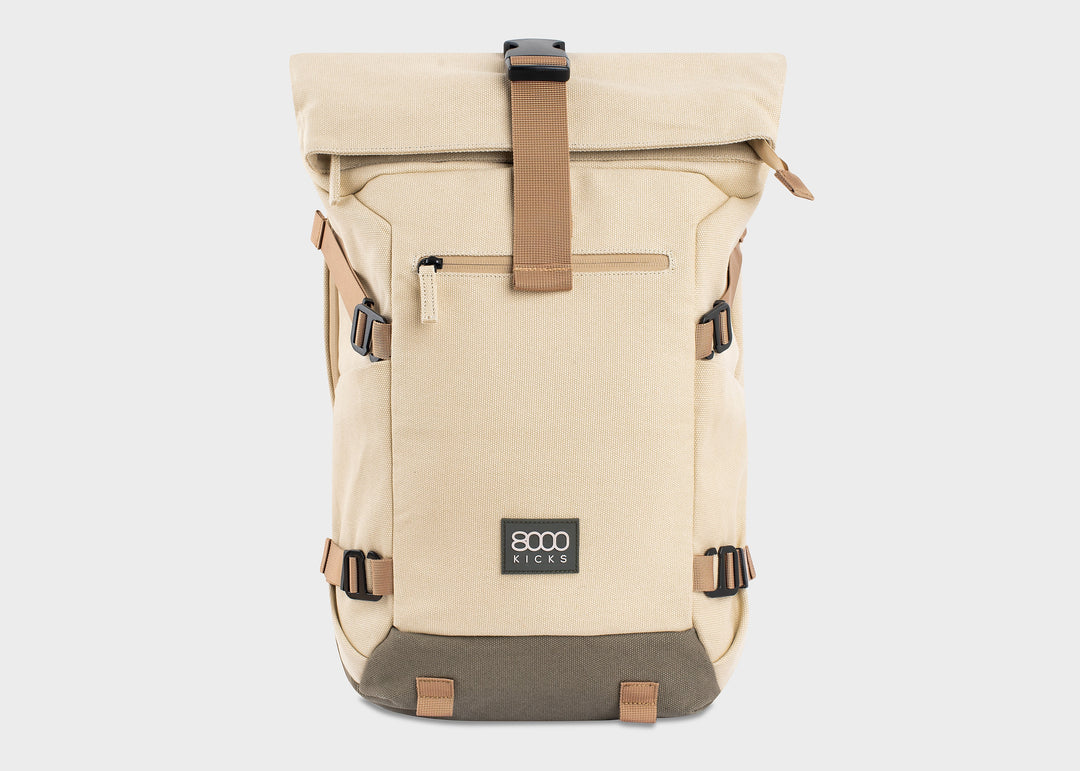 Grand sac à dos de voyage en chanvre écologique