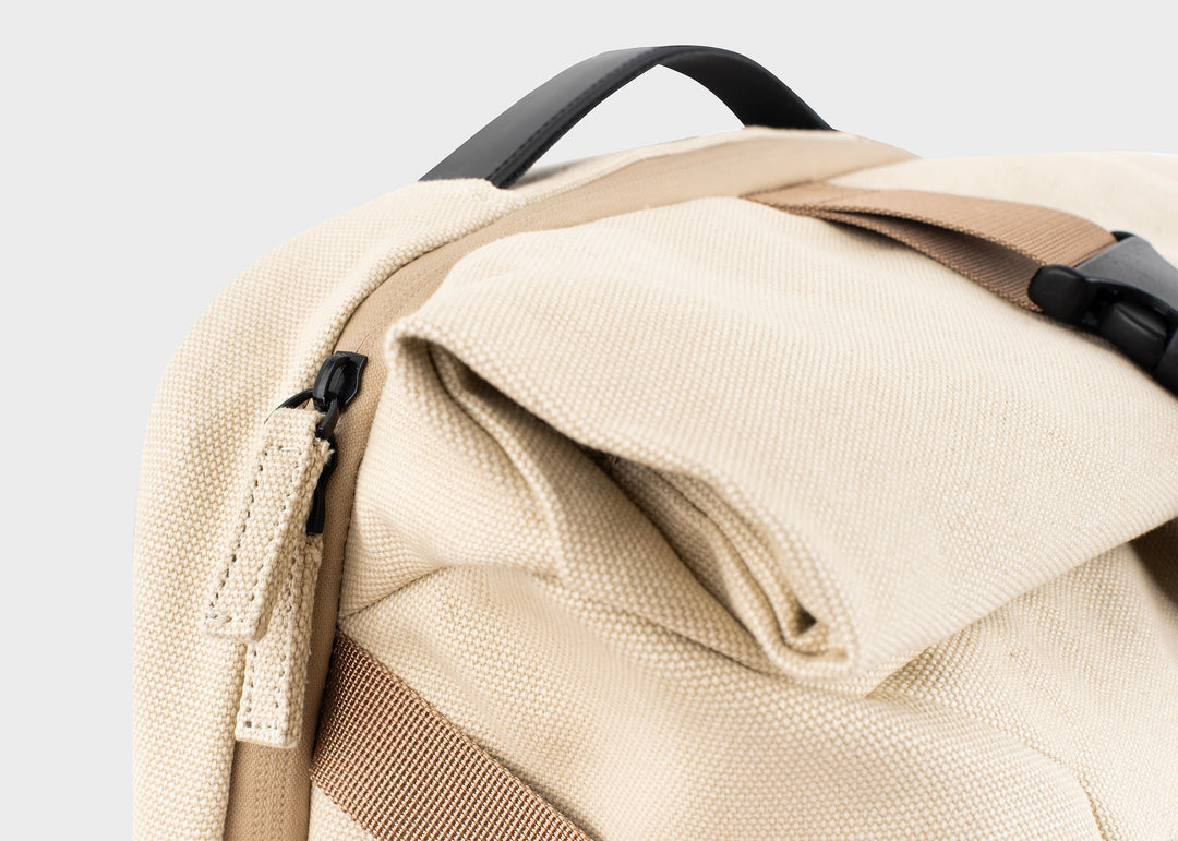Grand sac à dos de voyage en chanvre écologique