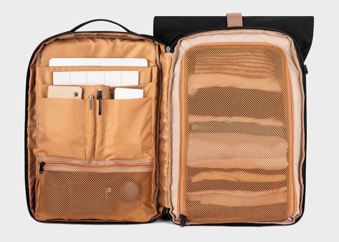 grand sac à dos de voyage en chanvre - écologique et vegan
