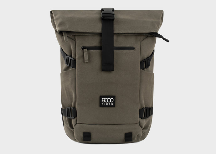 Nomad Hemp Rolltop Backpack - The 3-in-1 expandable hemp backpack for nomads