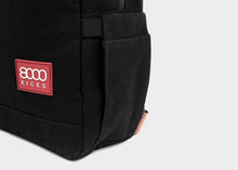 Charger l&#39;image dans la galerie, Small Hemp Backpack in Black