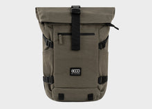 Charger l'image dans la galerie, Grand sac à dos écologique en chanvre khaki pour randonnée ou weekend