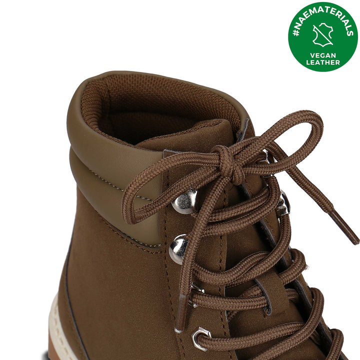 bottines vegan marron