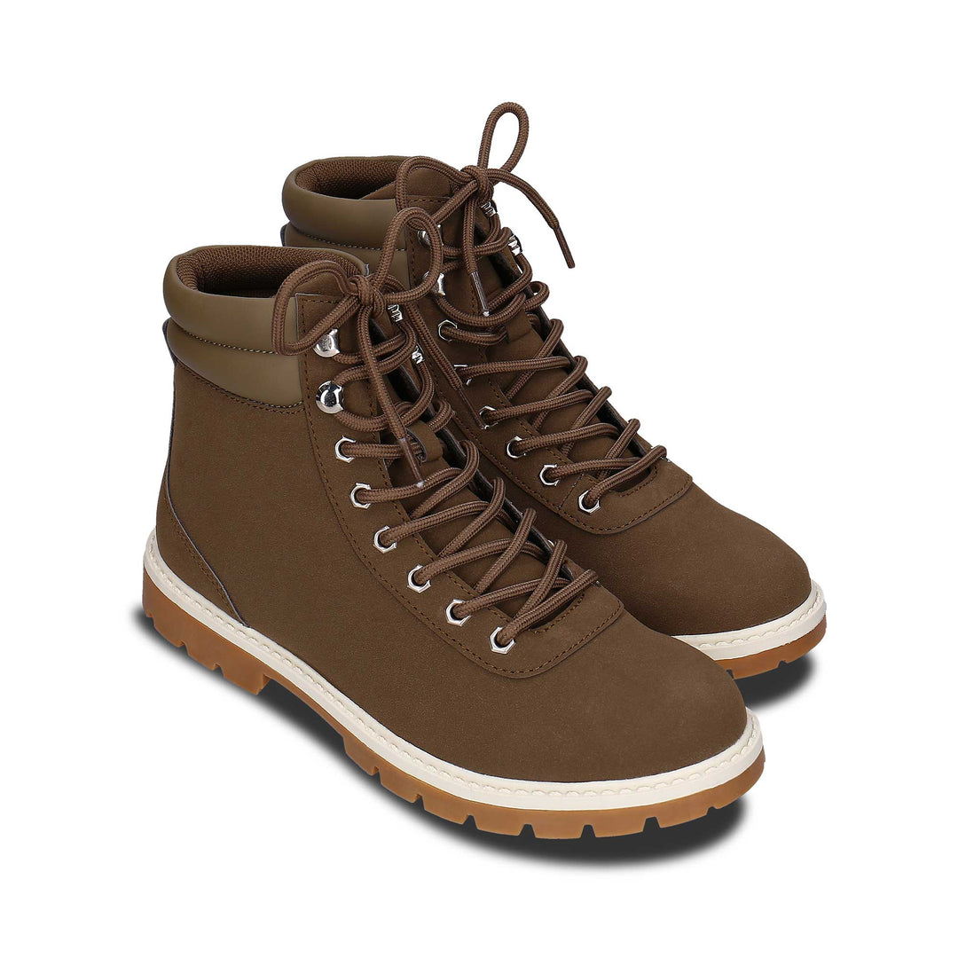 bottines vegan marron