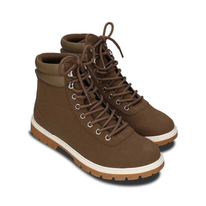 bottines vegan marron