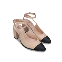 Load image into Gallery viewer, women heels sandals black toe