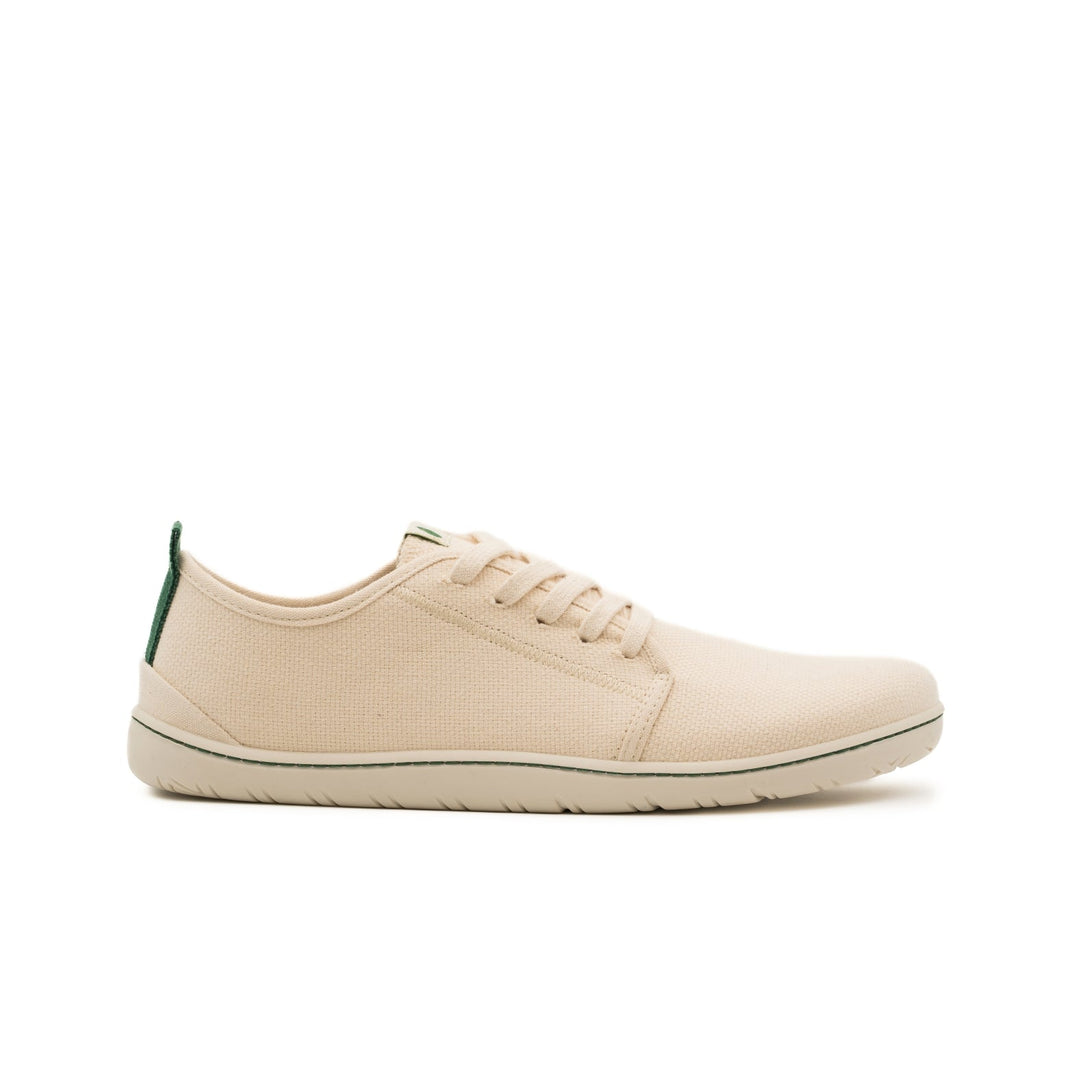 baskets blanches barefoot en toile