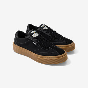Baskets Vegan en Toile de Banane ecyclée Noire