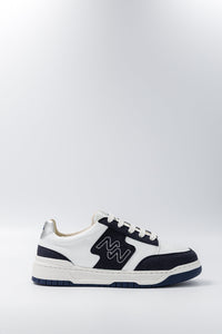 Baskets vintage Dream Big Silver Navy – vue latérale