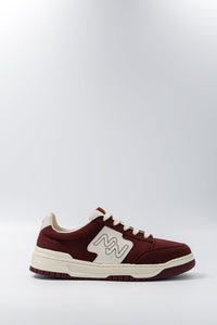 Baskets vegan Dream Big Burgundy vues de côté
