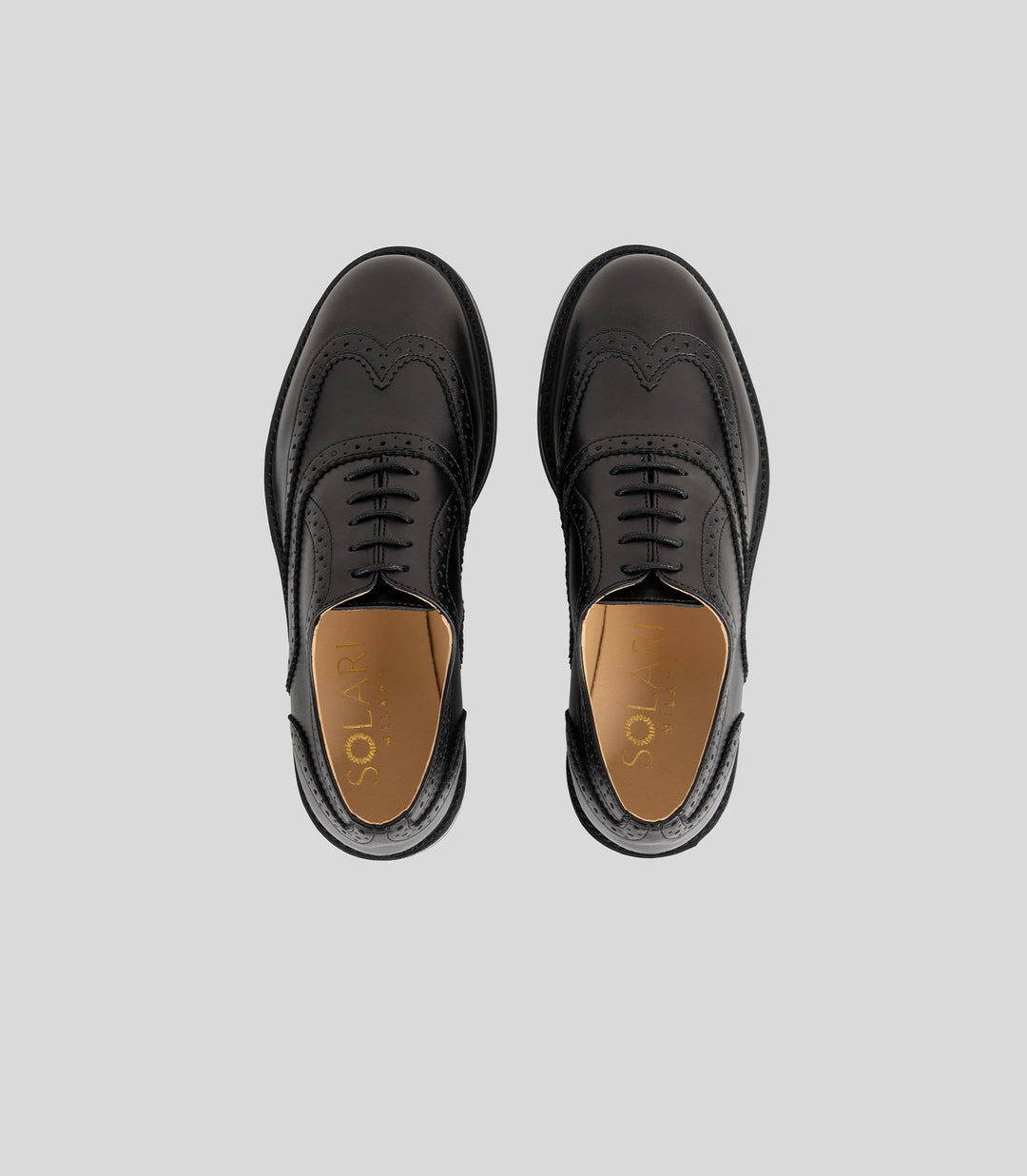 Vegan Oxford brogue black