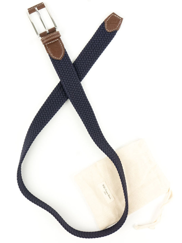 Ceinture vegan homme bleu marine| Will&