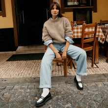 Charger l'image dans la galerie, mocassins-noir-et-blanc-