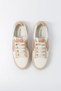 Baskets rétro chic Dream Big Café Latte vues de dessus