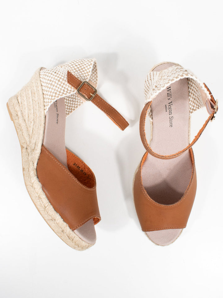 espadrilles à semelles compensées vegan