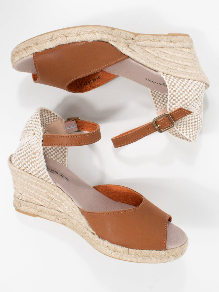 Espadrilles talons compensee