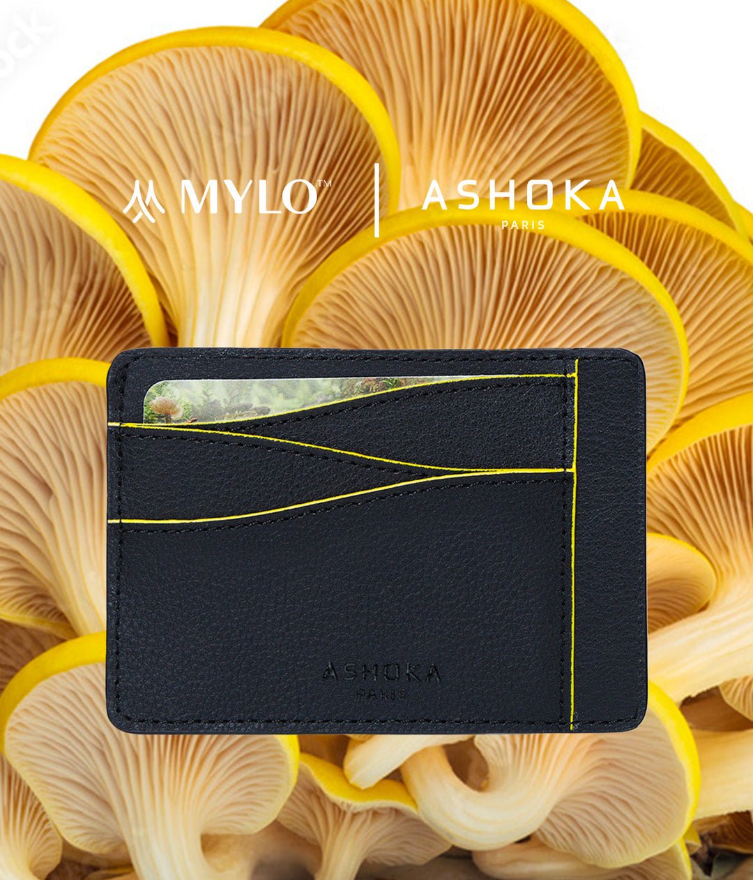 Mylo™️ Large Yellow Mushroom Card Holder
