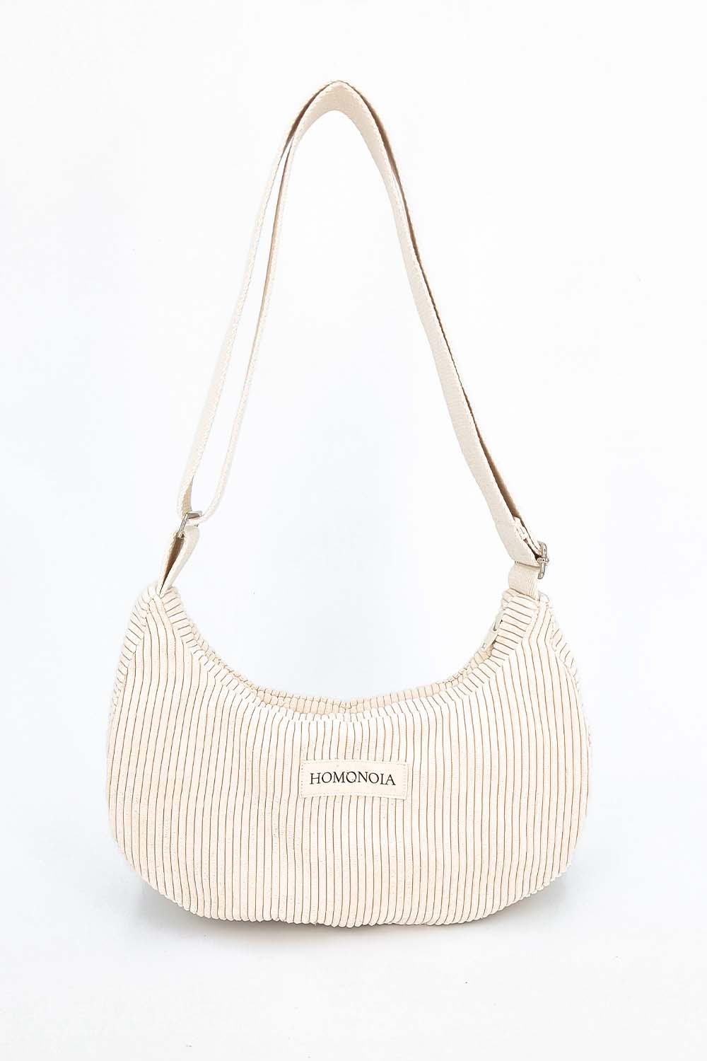 sac en velour écru