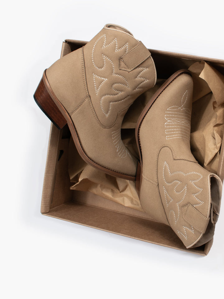 Boots santiag beige
