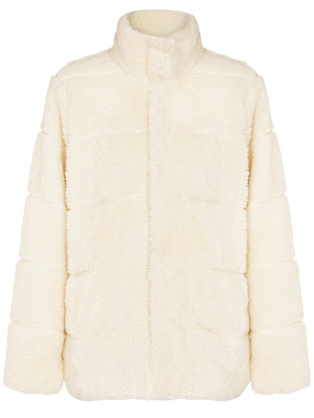 manteau fausse fourrure blanche