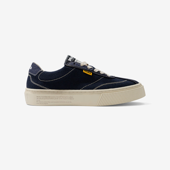 baskets en chanvre bleu marine effet jeans