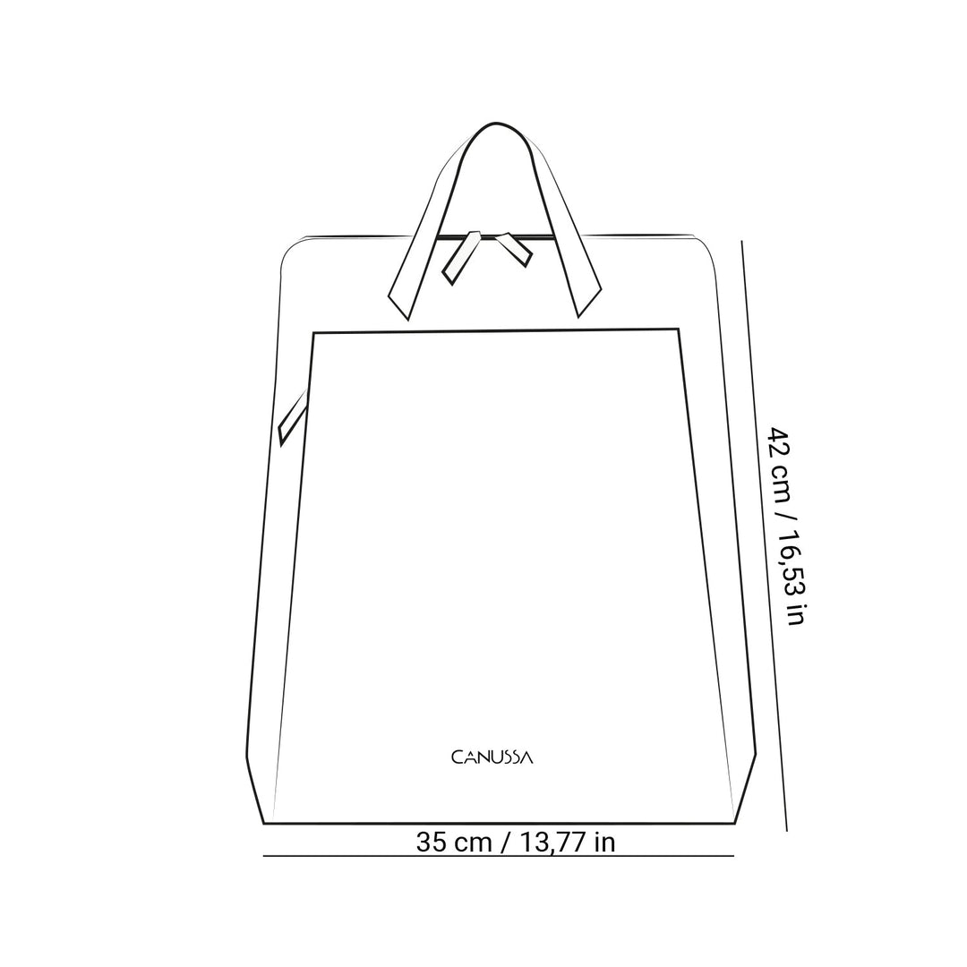 Sac à dos en cuir vegan marron pour ordinateur portable