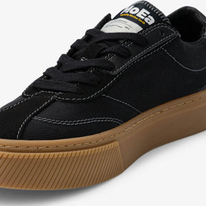 Baskets Vegan en Toile de Banane ecyclée Noire