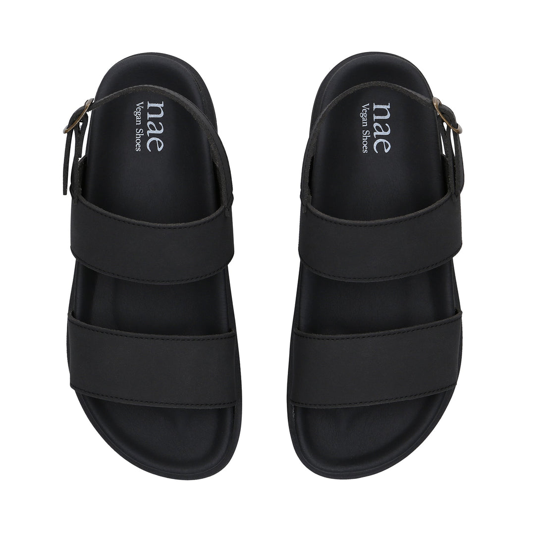 Sandalias veganas unisex slingback suela gruesa confort urbano ajustable