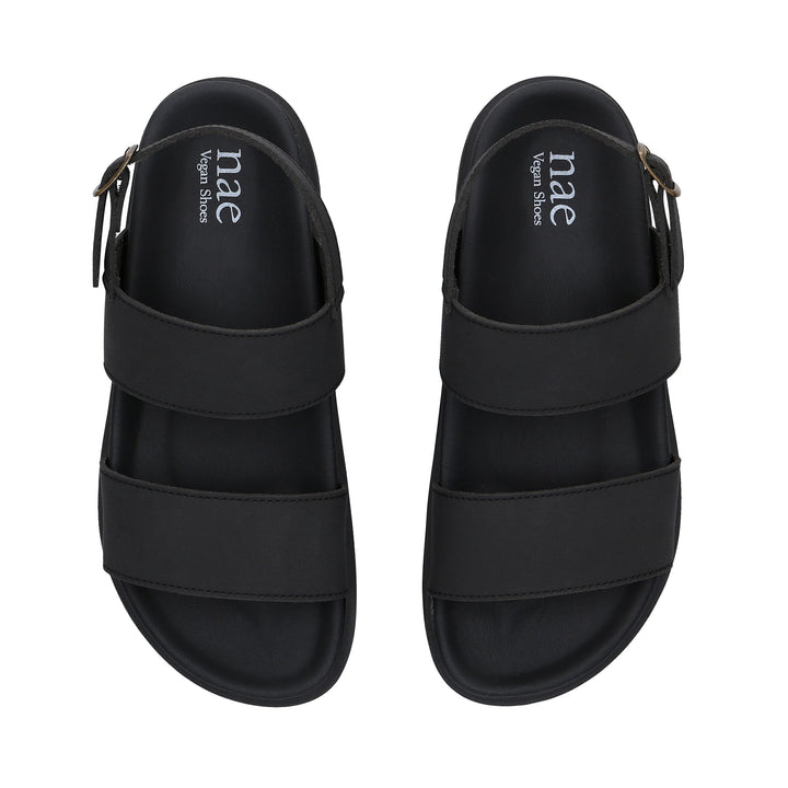 Sandalias veganas unisex slingback suela gruesa confort urbano ajustable