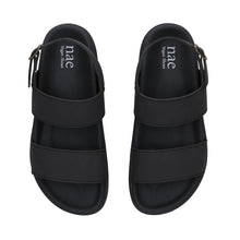 Laden Sie das Bild in den Galerie-Viewer, Sandalias veganas unisex slingback suela gruesa confort urbano ajustable