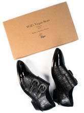 Load image into Gallery viewer, Vegan Women&#39;s Mock Croc Monk Straps | Will&#39;s Vegan Store