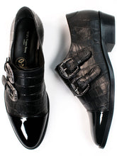 Load image into Gallery viewer, Vegan Women&#39;s Mock Croc Monk Straps | Will&#39;s Vegan Store
