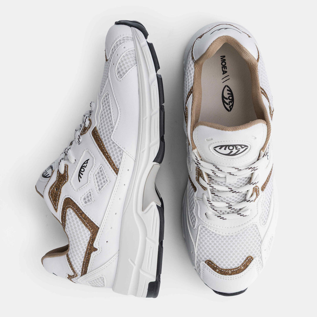 Rush - White &amp; Brown - Palm
