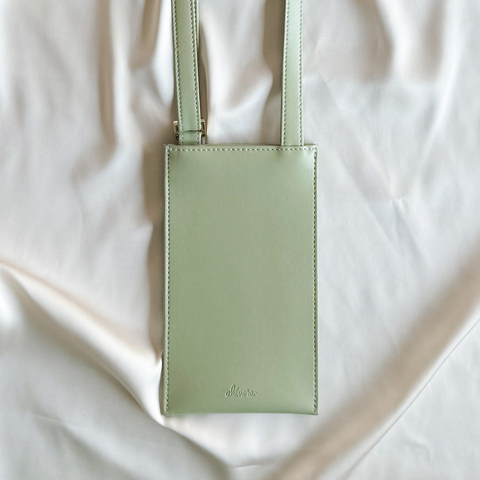Pochette Vanille verte amande