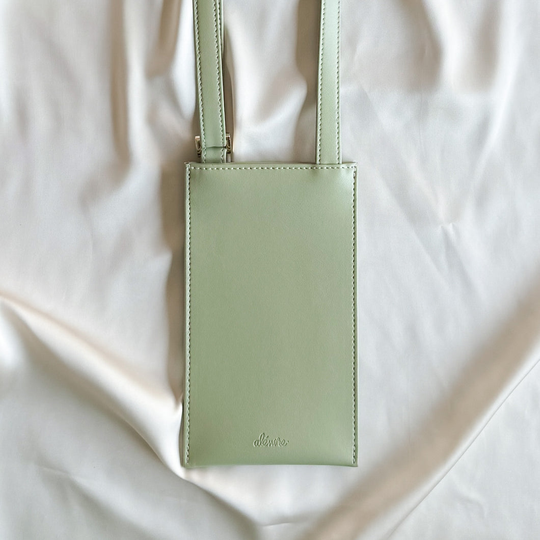 Pochette Vanille verte amande