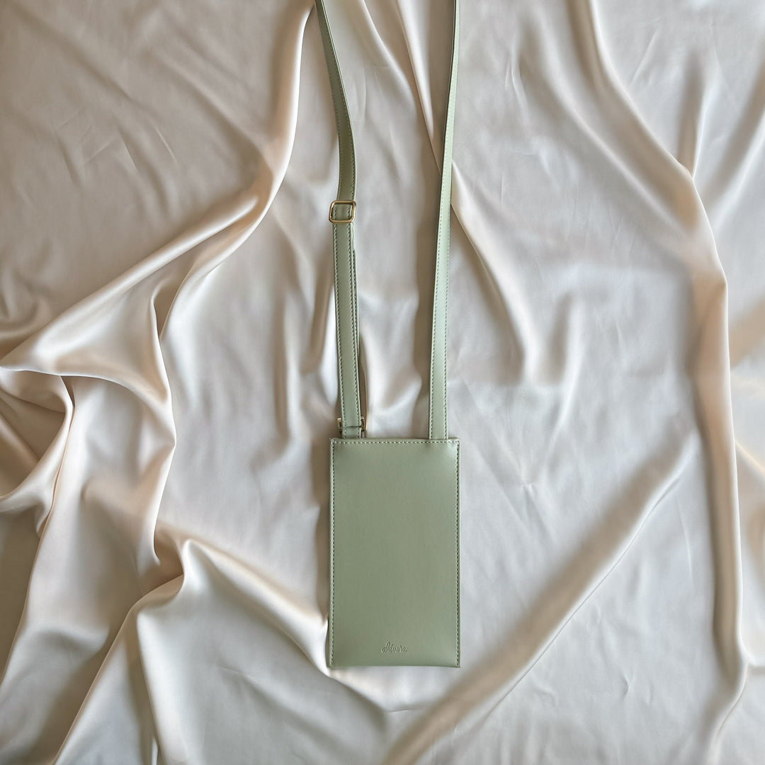 Pochette Vanille verte amande