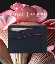 Load image into Gallery viewer, porte-cartes Ashoka en cuir vegan de champignon