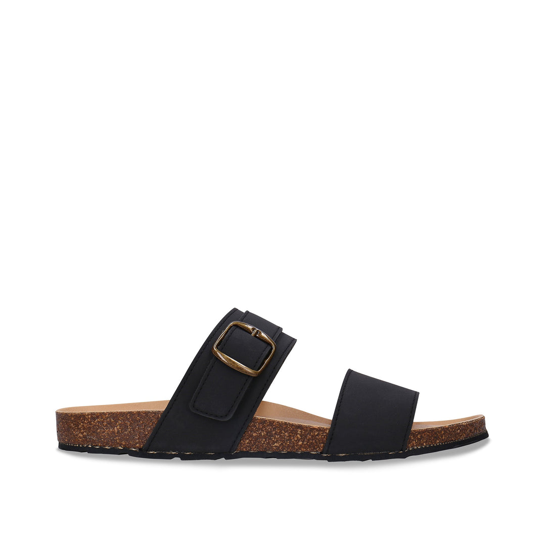 Vegan Unisex Sandals Cork Footbed Recycled Sole Comfortable Summer