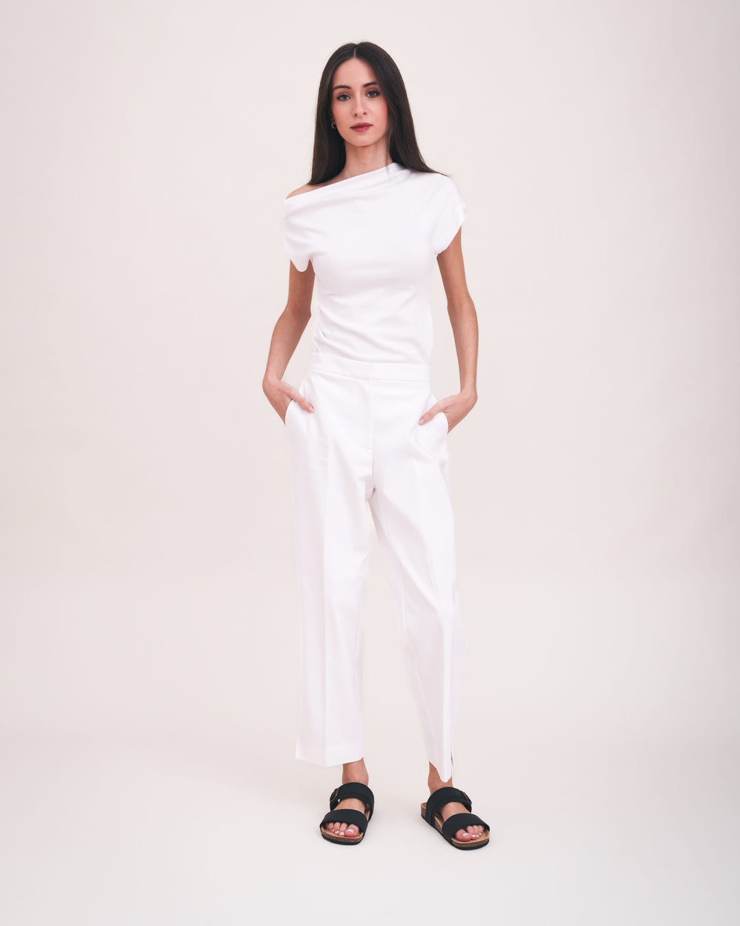 Vegane Unisex Sandalen Kork Fußbett recycelte Sohle bequem Sommer