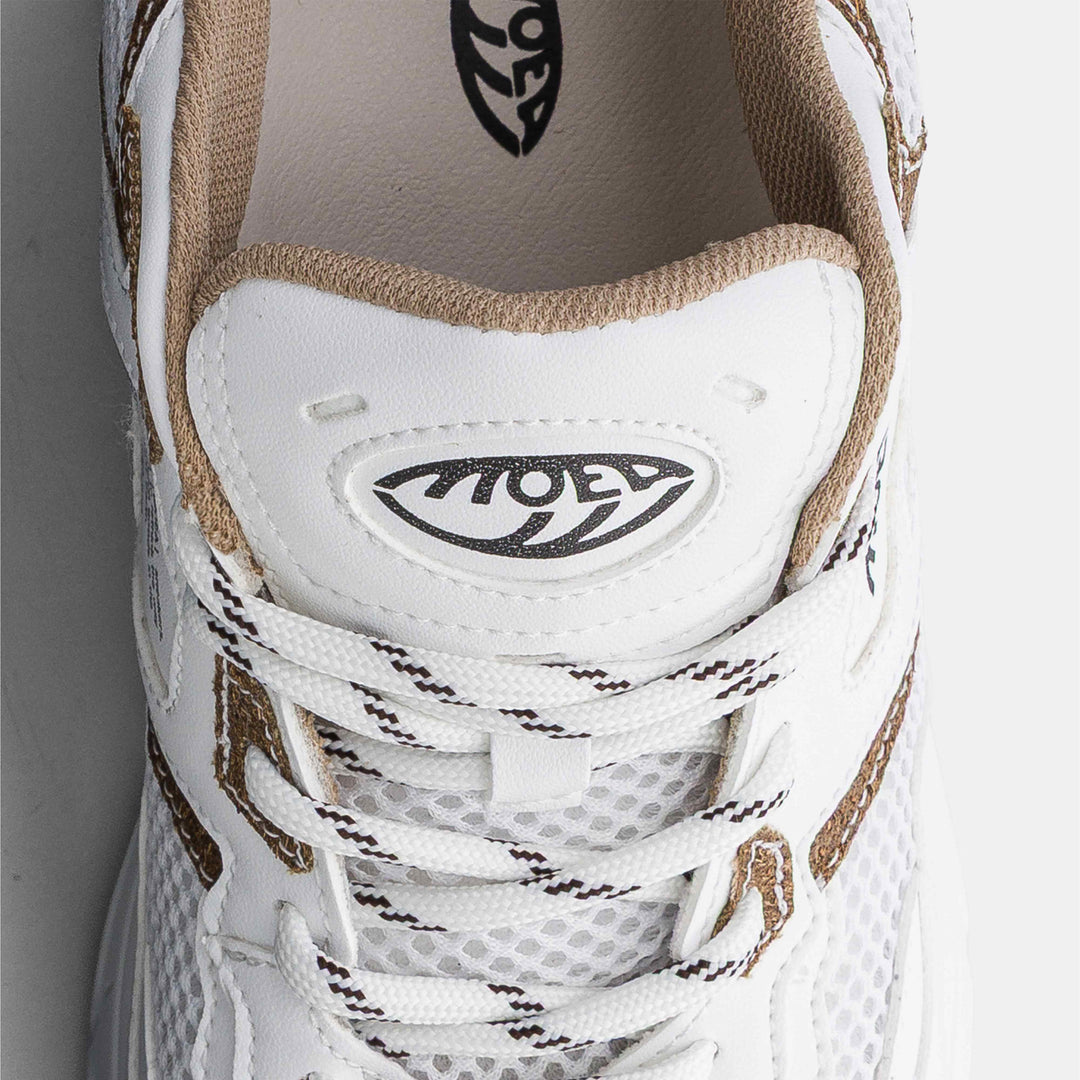 Rush - White &amp; Brown - Palm