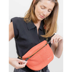 Sac Bandoulière Estival Corail Porte.3