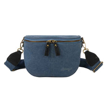 Charger l&#39;image dans la galerie, Sac Bandouliere Estival Bleu jean Face