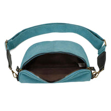 Charger l&#39;image dans la galerie, Sac Bandouliere Estival Bleu turquoise Interieur