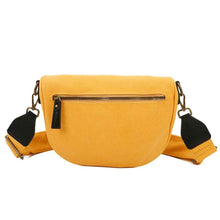 Charger l&#39;image dans la galerie, Sac Bandouliere Estival Jaune Moutarde Arriere